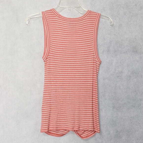 Lucky Brand Striped Faux Tuck Tank - Picture 2 of 4
